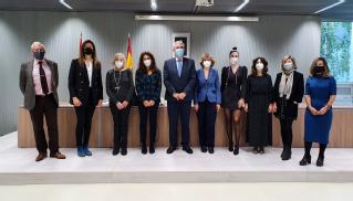 Javier Marca recibe a la nueva Junta de Gobierno de los Procuradores de La Rioja